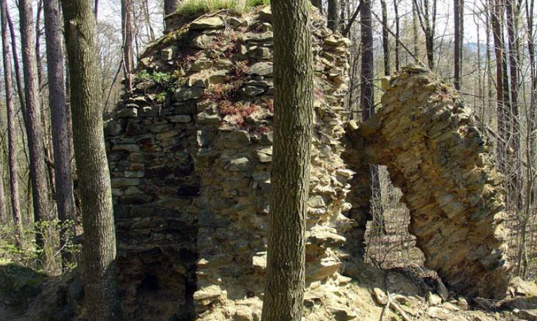 Zřícenina Hradu Pušperk, Czech Republic (Czechia)
